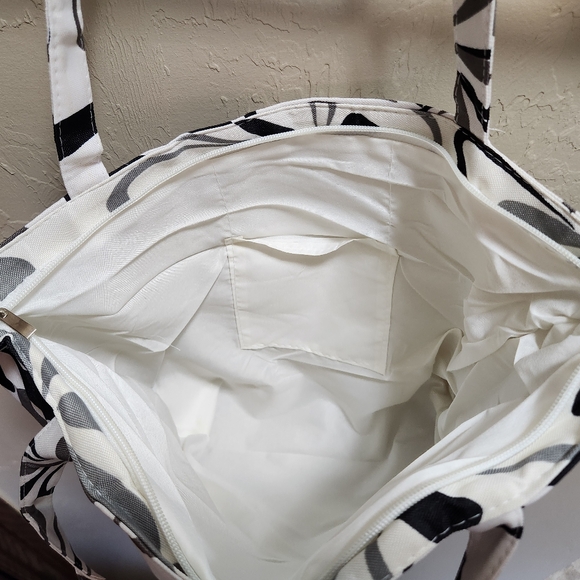 NWOT Floral Canvas Tote - Picture 3 of 4